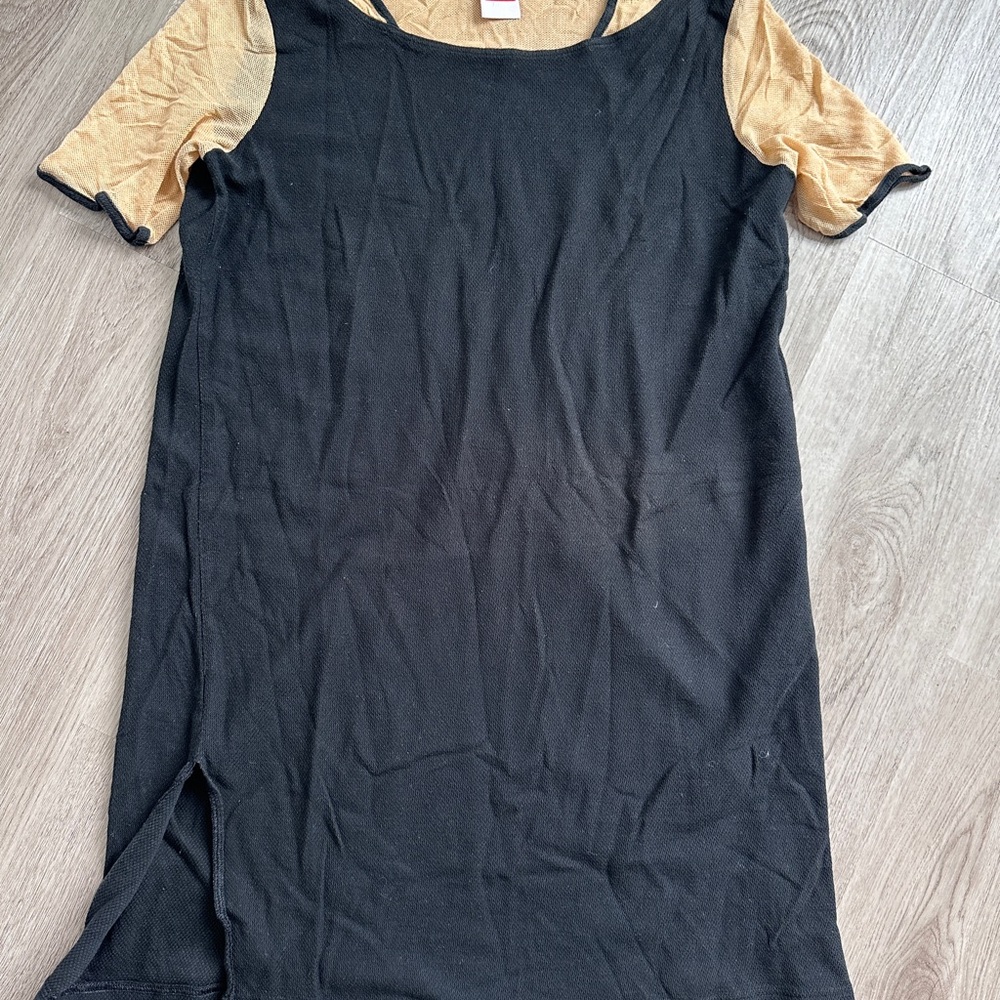 Triumph Black and Tan Dress